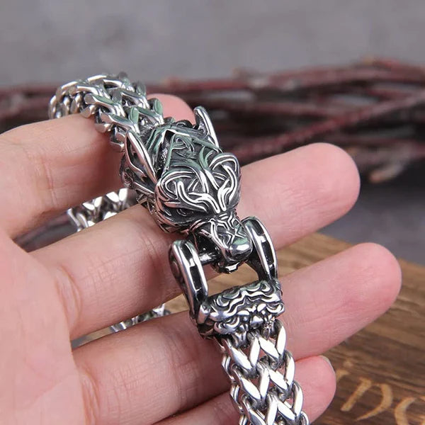 Wolf's Head Bracelet