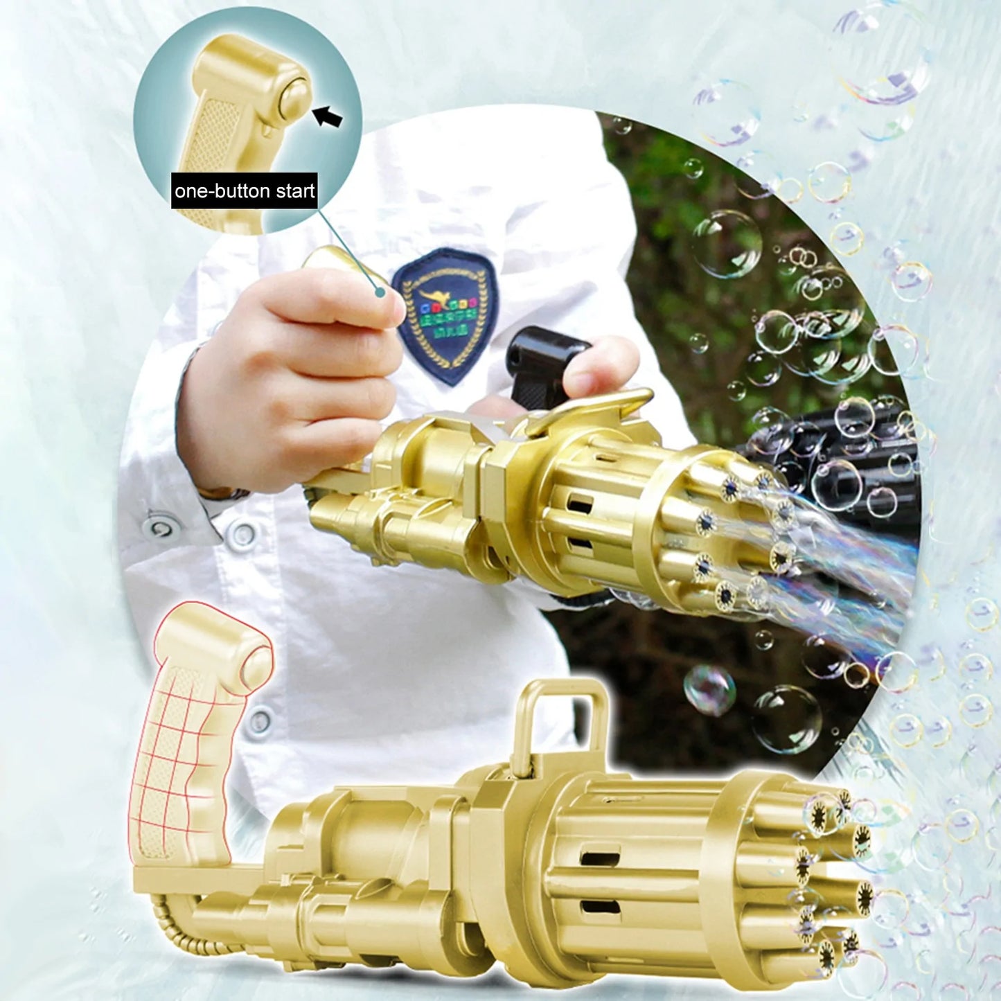 Automatic Bubble Machine Gun Toy For Children