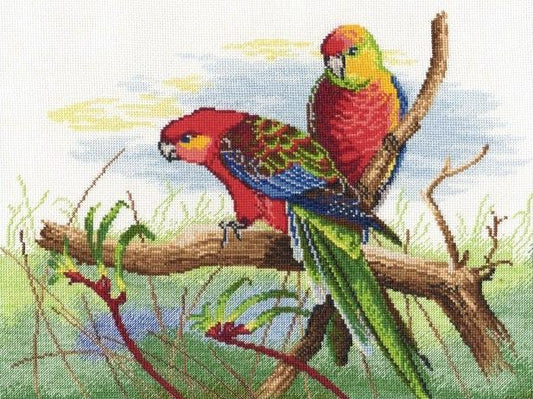 Parrots 509 Counted Cross Stitch Kit-0