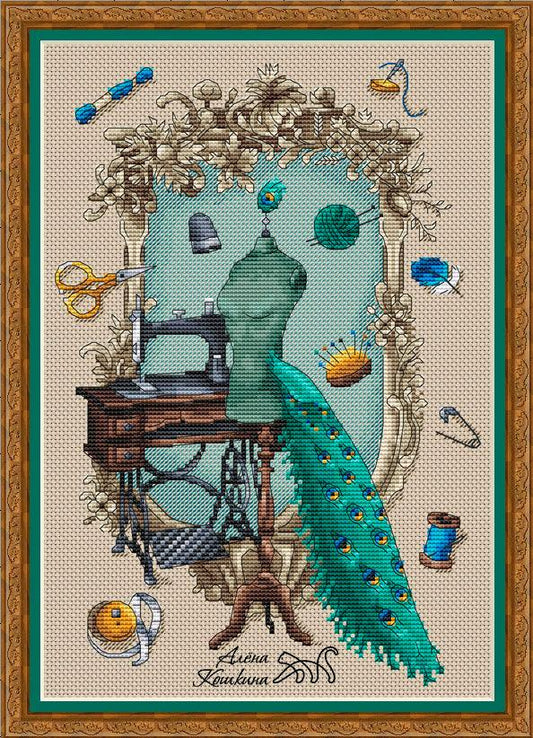 Peacock Atelier - PDF Cross Stitch Pattern-0