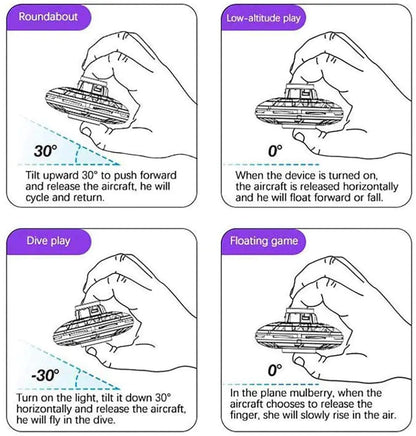 LED UFO Boomerang