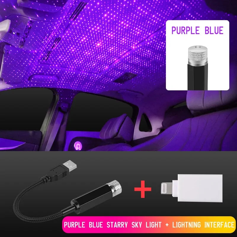 Car Roof Interior LED Laser Projector