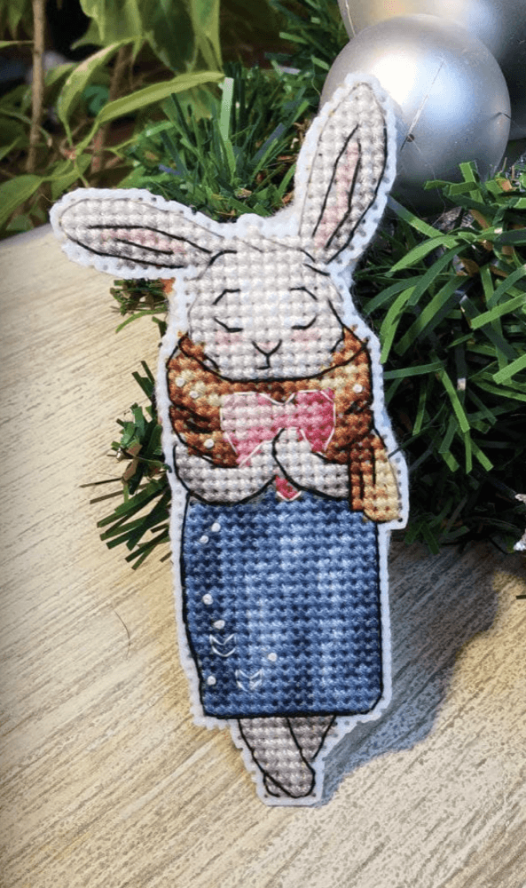 Spring Rabbit - PDF Cross Stitch Pattern-0