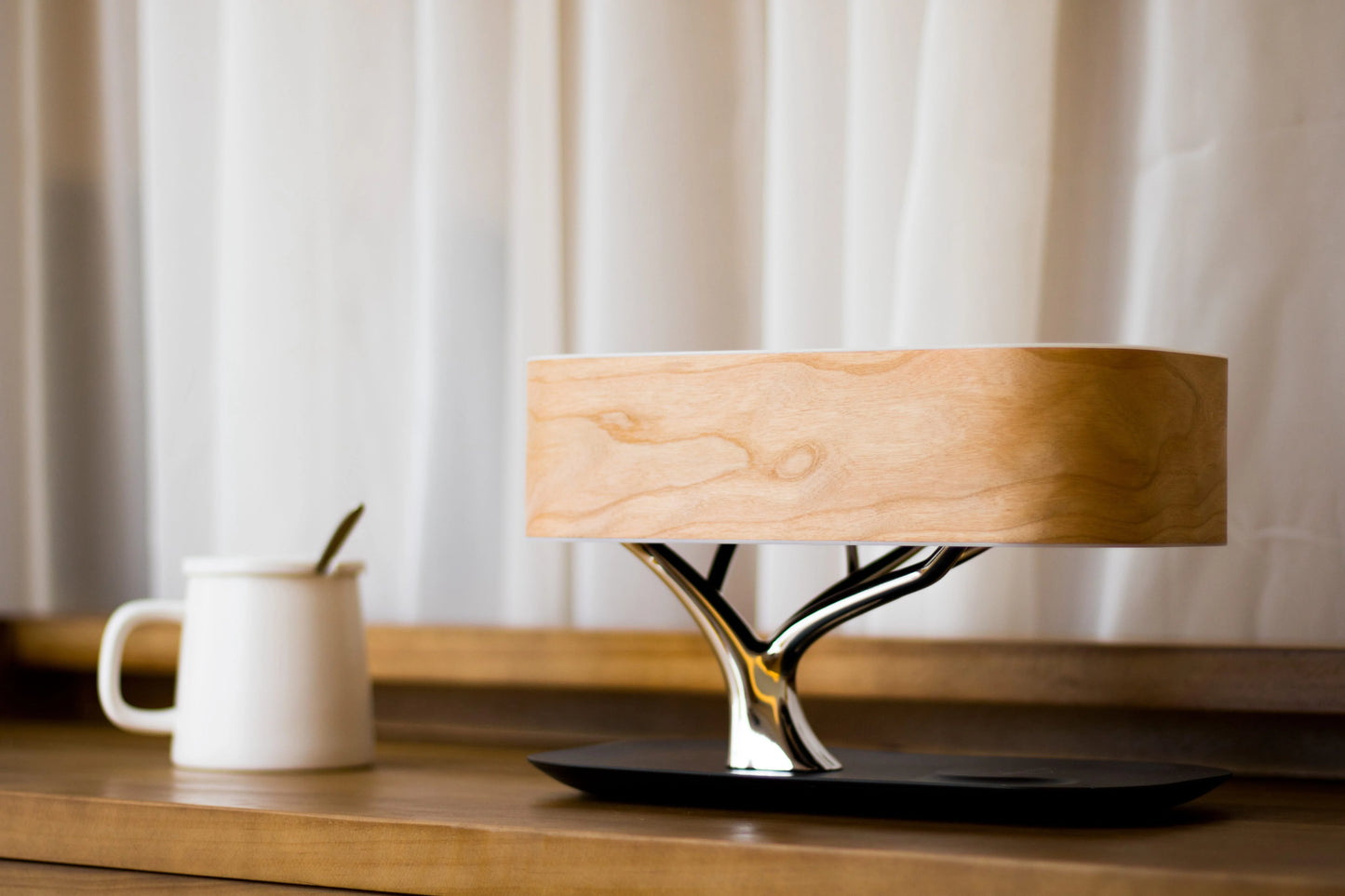 Tree of Light Charging Bluetooth Desk Lamp with Music Speaker - Wireless