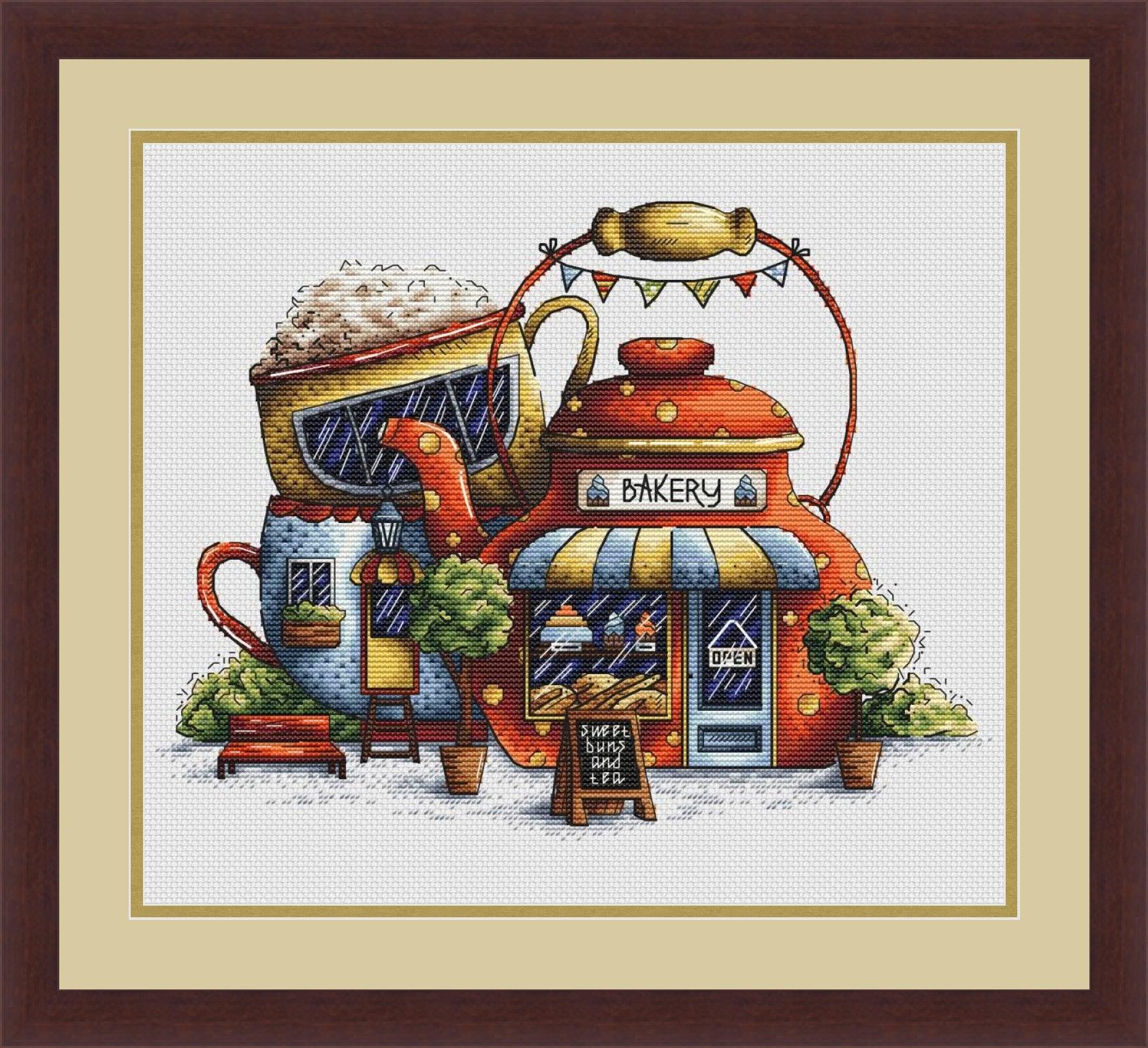 Tea Bakery. Kitchen Still Life - PDF Cross Stitch Pattern-3