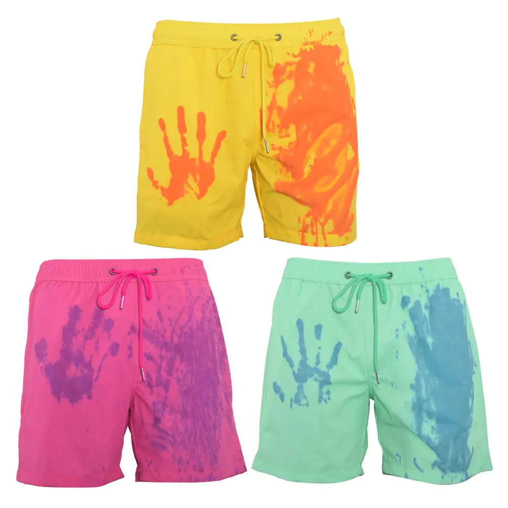 Men's Quick Dry Color Changing Beach Shorts