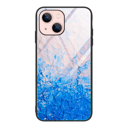 tpu tempered glass phone case for iPhone13 marble glass case-6