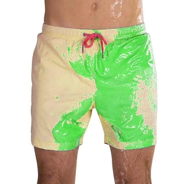 Men's Quick Dry Color Changing Beach Shorts