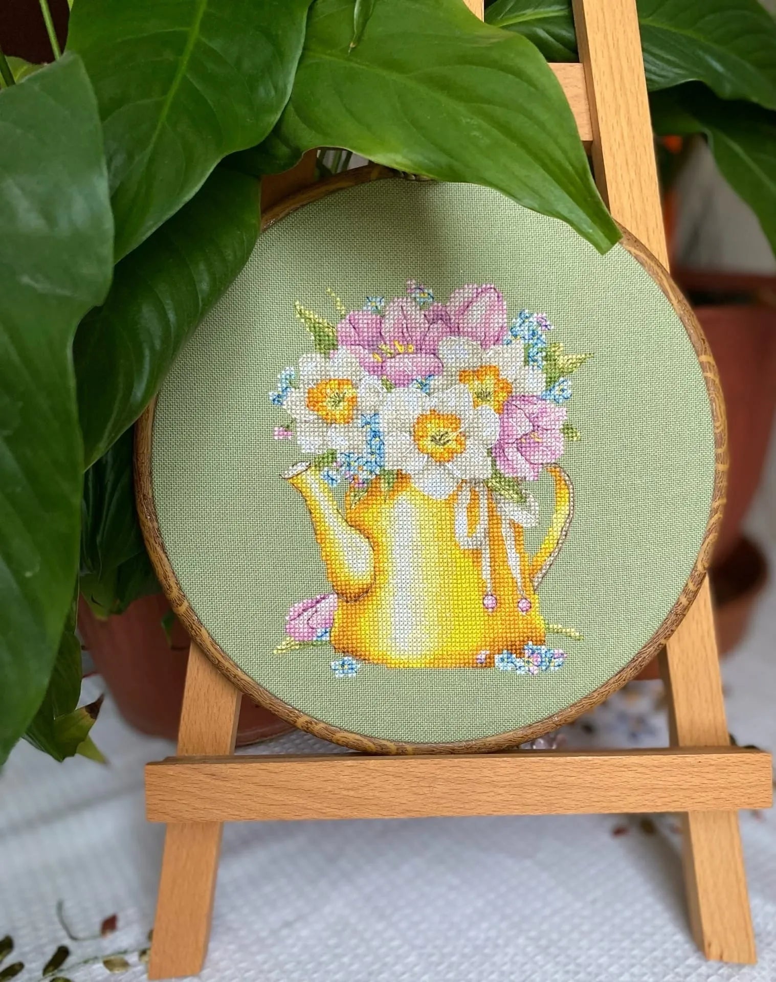Yellow Teapot - PDF Cross Stitch Pattern-3