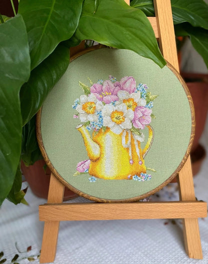 Yellow Teapot - PDF Cross Stitch Pattern-3
